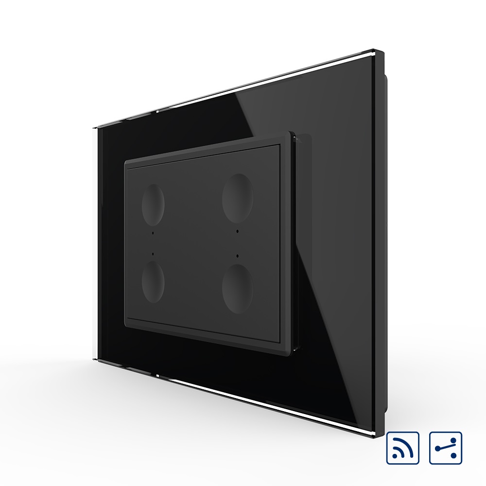 Intrerupator Touch Livolo CV, Sticla, Wireless - imagine 5