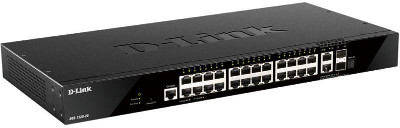 Switch D-Link DGS-1520-28 Gigabit Smart - 28 Porturi, 4x 10G