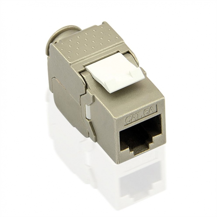 Keystone RJ45 Cat6A Toolfree Ecranata | Value