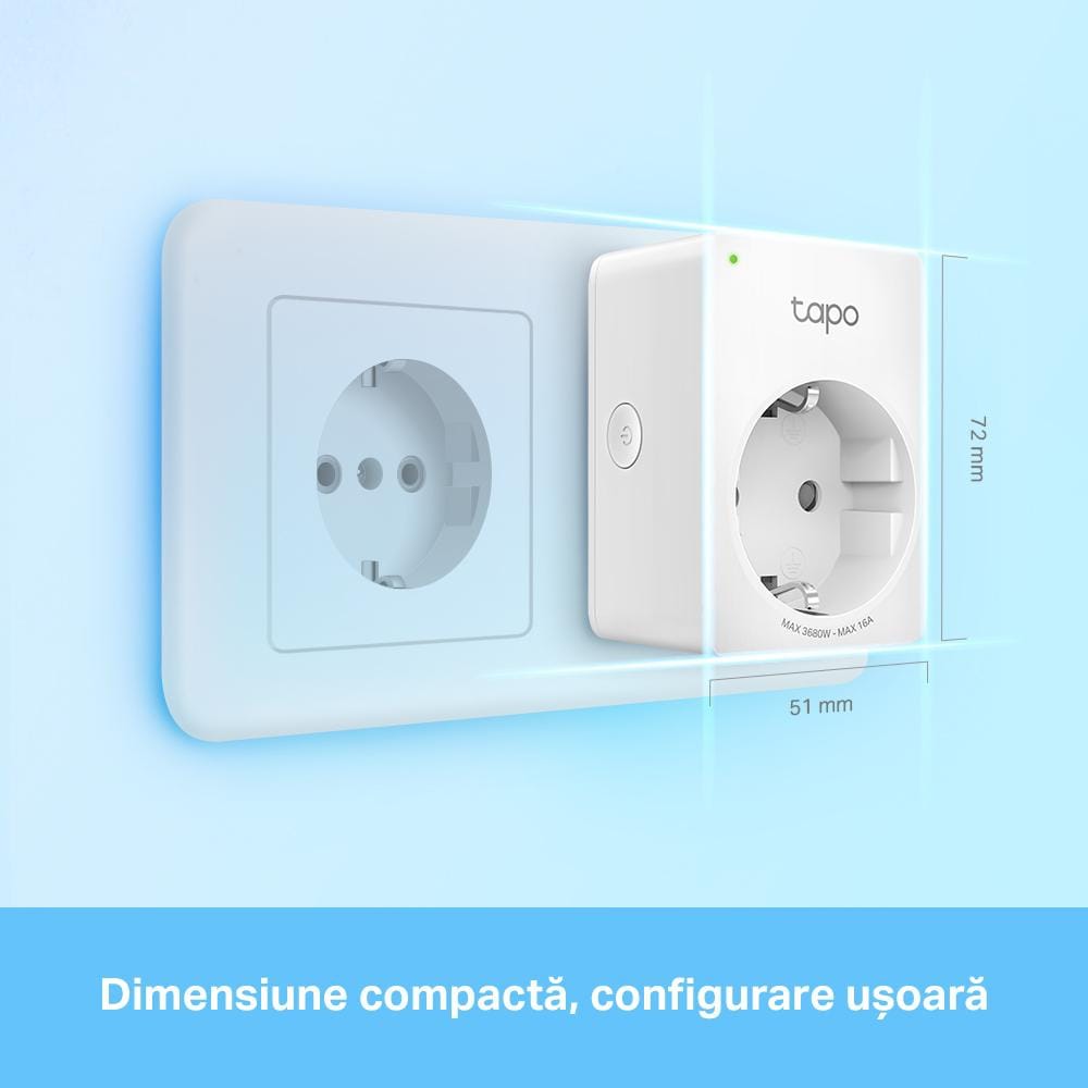 Priză Inteligentă TP-Link Tapo P110 (4 bucăți) - Monitorizare Consum - imagine 5
