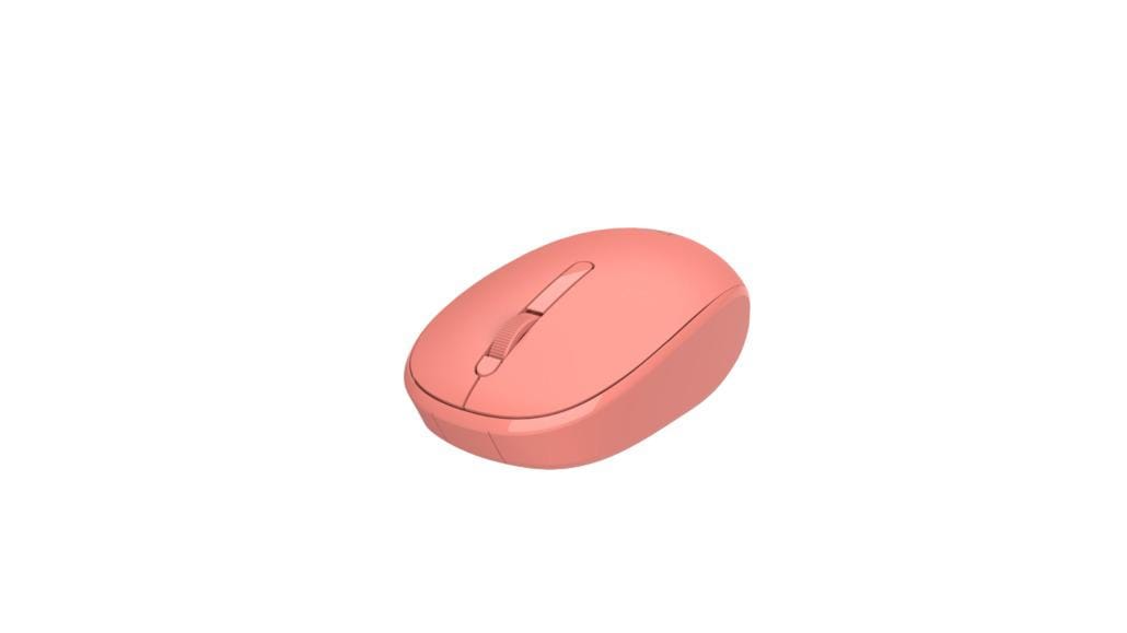 Mouse Wireless Serioux Spark 215 Portocaliu - Click Silentios - imagine 6