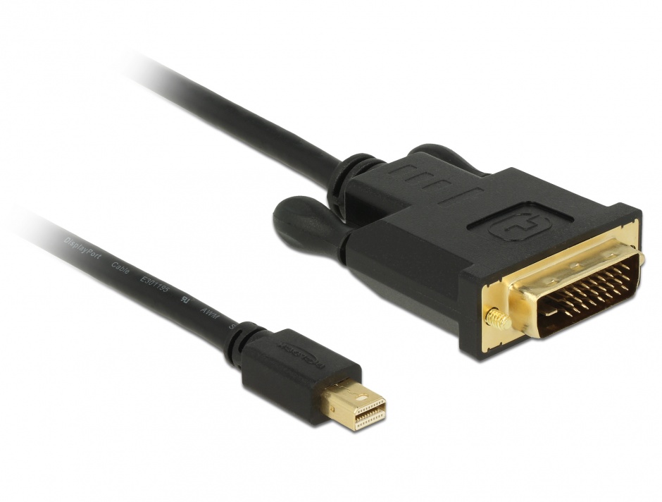 Cablu Mini DisplayPort la DVI 5m Delock