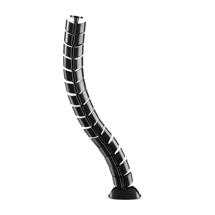 Organizator Cabluri InLine IL59997A, 0.8m, Negru