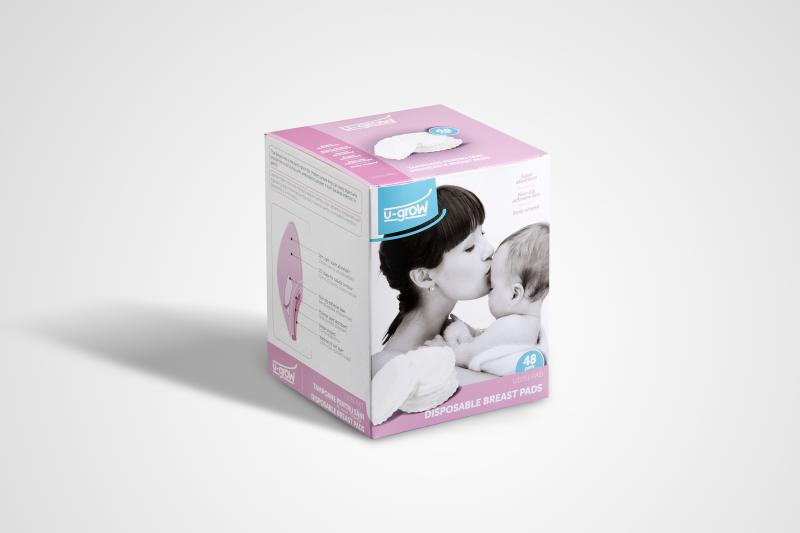 Tampoane Antilactație U-Grow 48 buc - Protecție Confortabilă