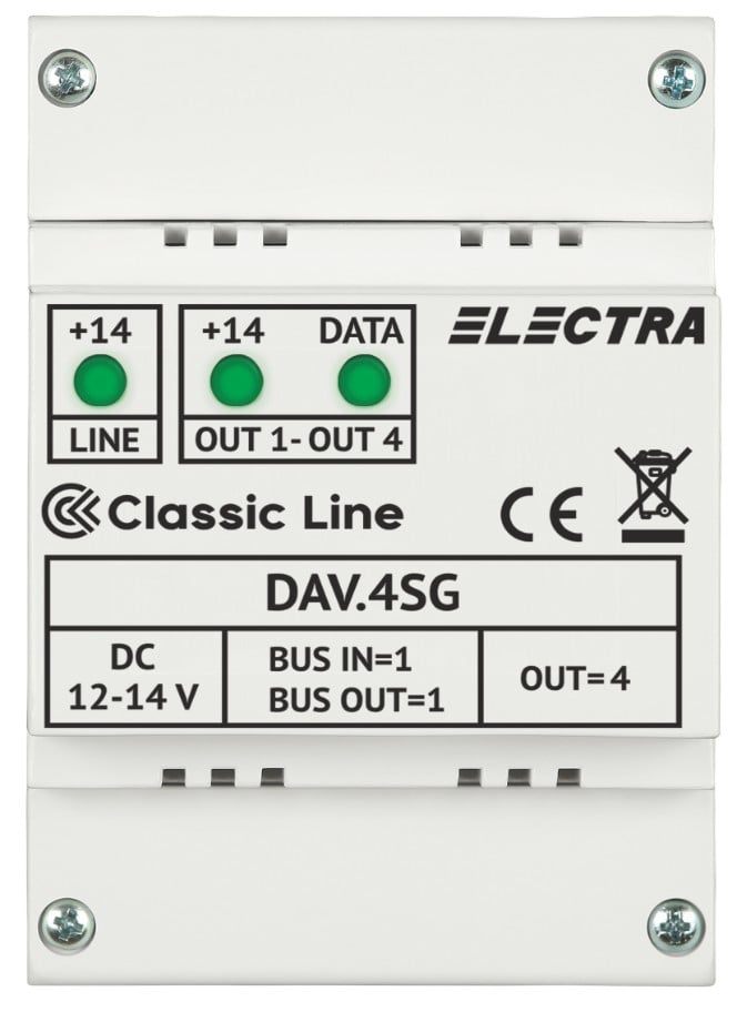 Doza Derivatie Video Electra 4 Iesiri - DAV.4SG