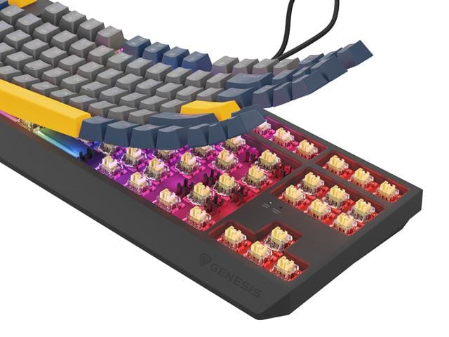 Tastatura Gaming Genesis Thor 230 TKL RGB Outemu Panda - imagine 7