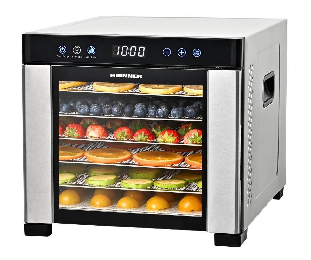 Deshidrator Heinner PRODRY ESSENTIAL 6 Tavi Inox cu UV - imagine 2