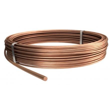Rola conductor cupru masiv 8 mm, 100 m, RD 8-CU Obo