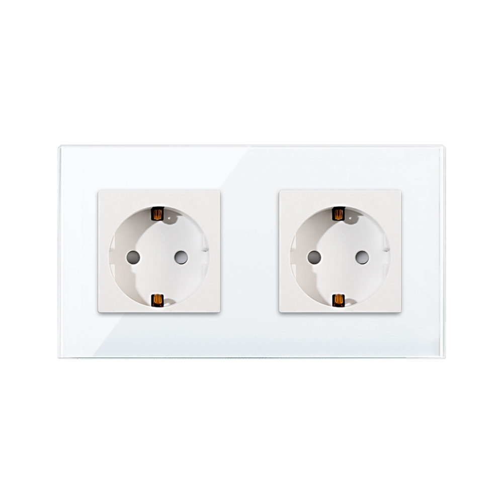 Priza Dubla Sticla LUXION IP45 - Siguranta si Design - imagine 2