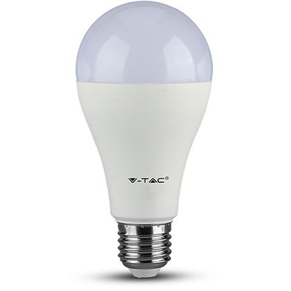 Set 3 Becuri LED V-TAC 8.5W E27, Lumina Naturală