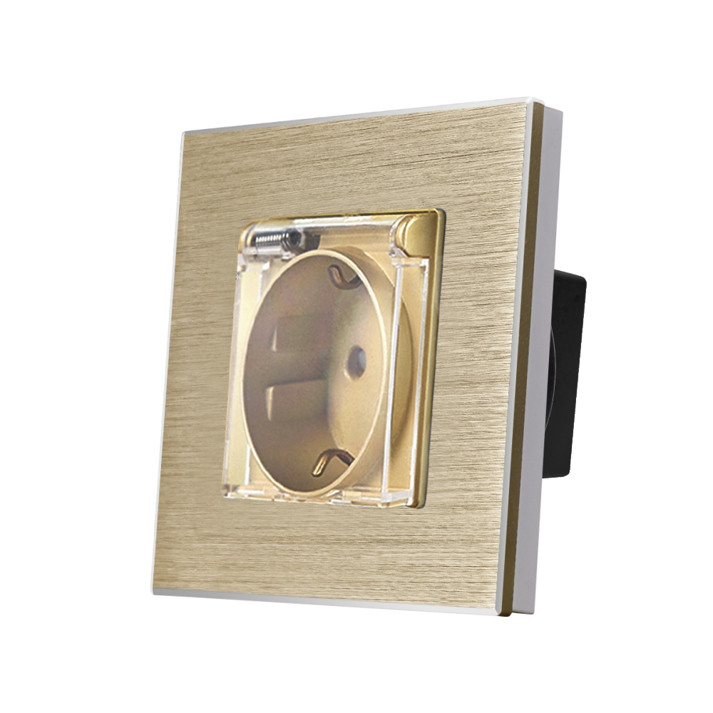 Priza LUXION Aluminiu IP45 | Protectie Copii - imagine 9