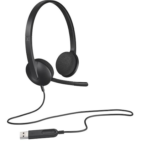 Căști Logitech H340 USB - Audio Crystalin pentru Birou și Multimedia - imagine 2