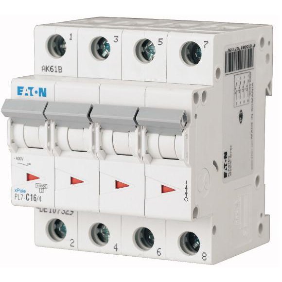 Siguranță Eaton MCB 4P 10A, Protecție Sigură