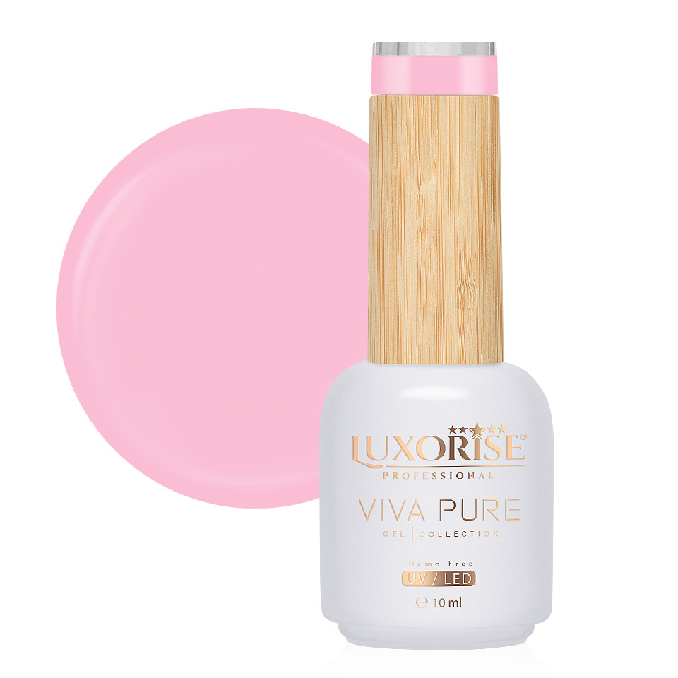 Oja Semipermanenta Hema Free Luxorise Pure Pink 10ml