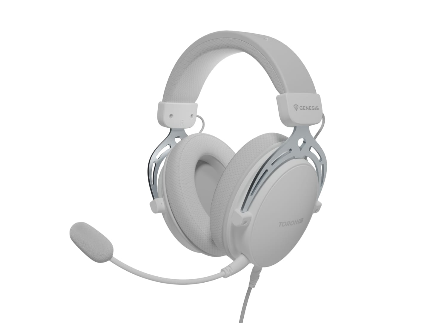 Casti Gaming Genesis Toron 531 - Microfon, Stereo, Alb - imagine 3