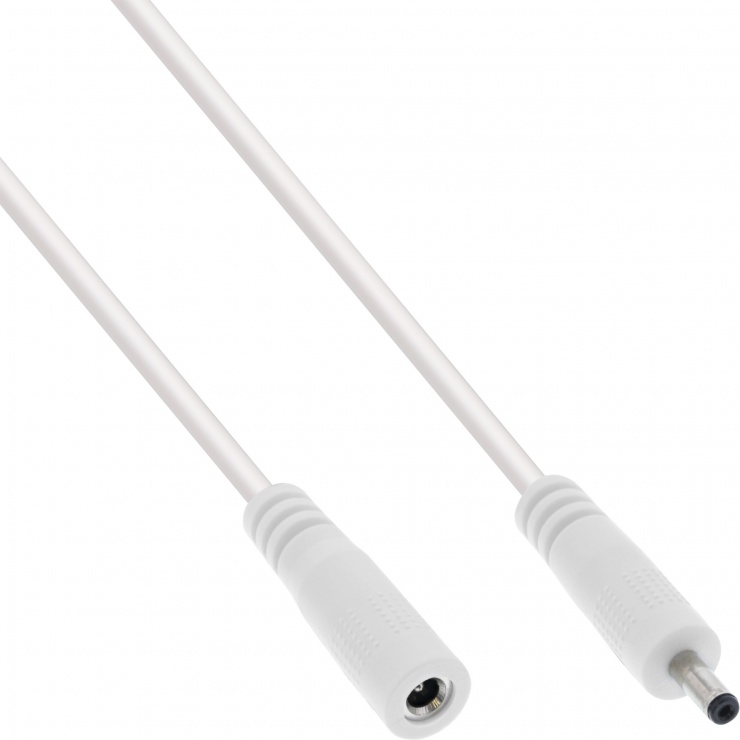 Cablu Prolongitor DC 3.5mm 3m InLine Alb