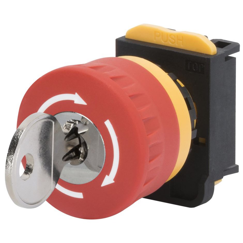 Buton Ciupercă D40mm cu Cheie Gewiss GW74362