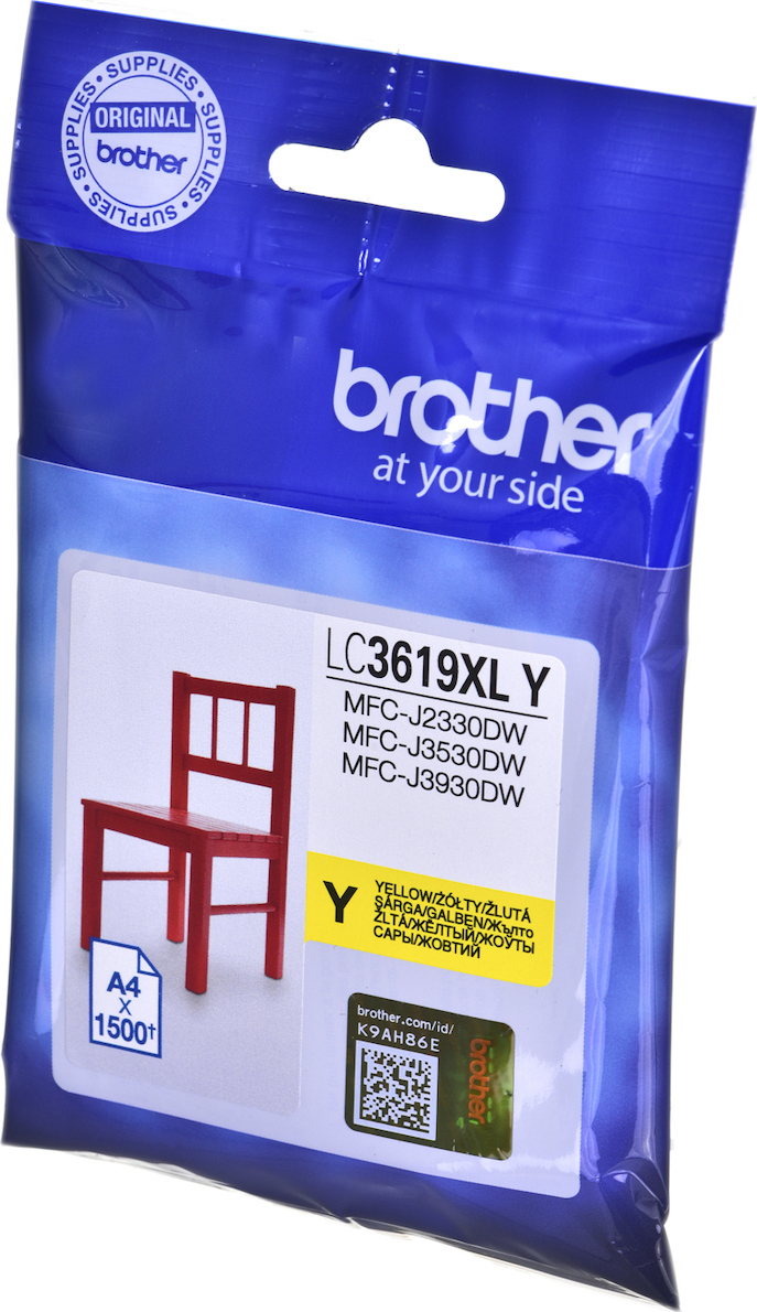 Cartus Original Brother Yellow LC3619XLY XL 1.5K - imagine 3