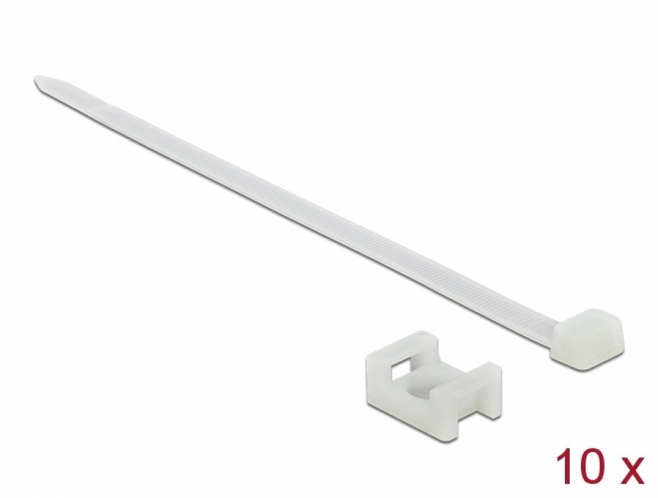 Set Delock 10 bride + suporturi fixare