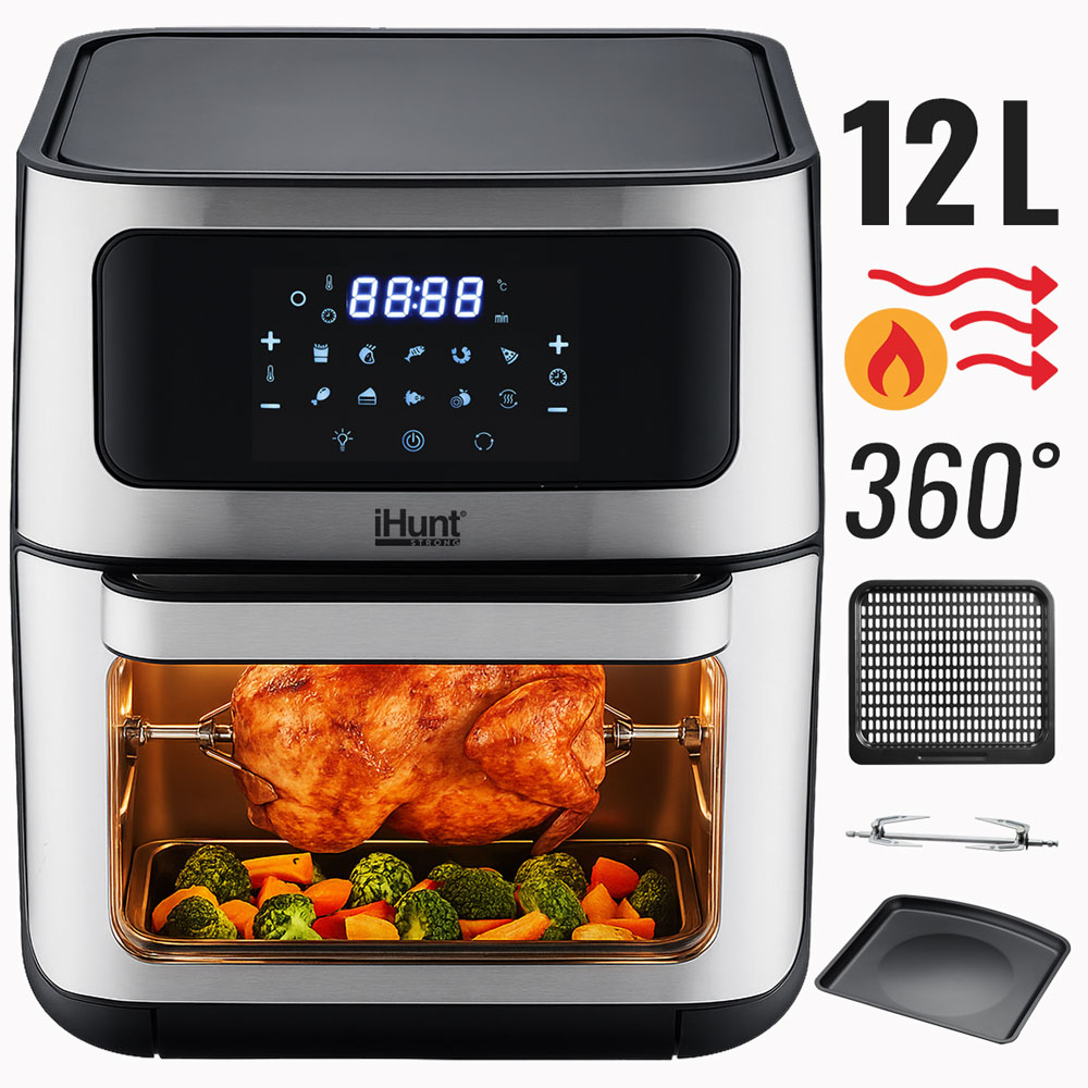 iHunt Bro Air Fryer 12L Rotary cu Rotisor