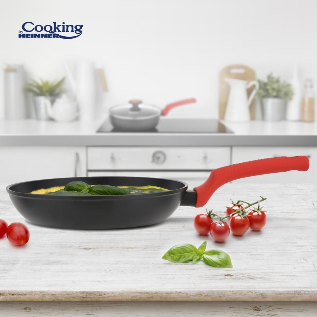 Tigaie Heinner REDMOON Aluminiu Forjat 24 cm - Antiaderentă - imagine 8