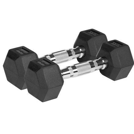 Set 2 Gantere 3 kg Rebel Active Hex