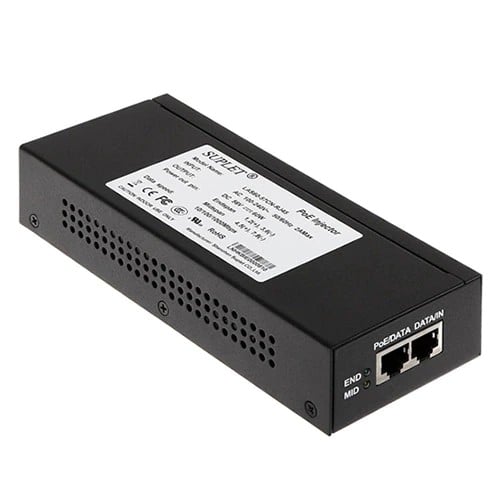 Injector PoE Hikvision 60W - Putere Maximă