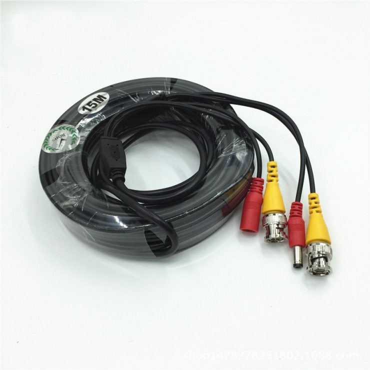 Cablu Video BNC + Alimentare DC 15m OEM
