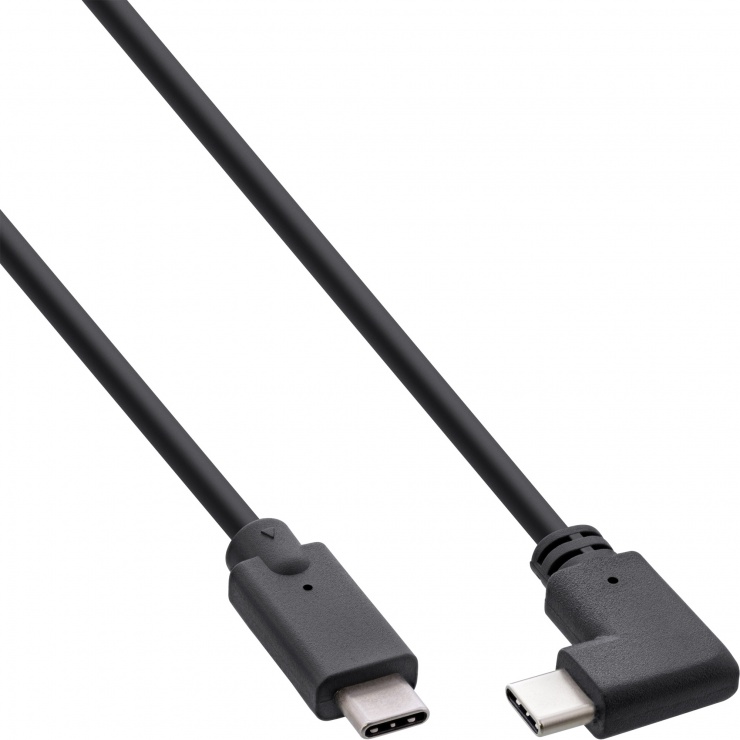 Cablu USB 3.2 Gen2 Type-C InLine 0.5m, Alb
