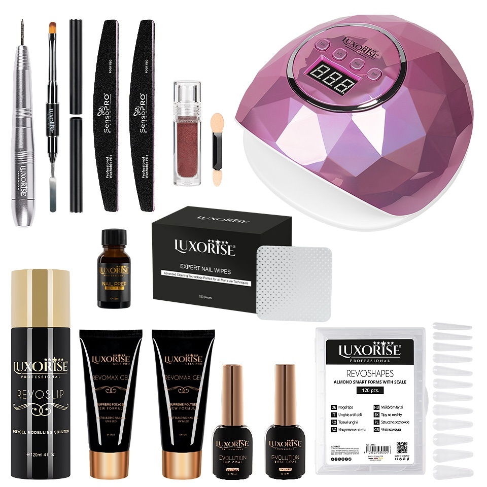 Kit Polygel LUXORISE Sculpt Expert cu Lampa #14 - imagine 2