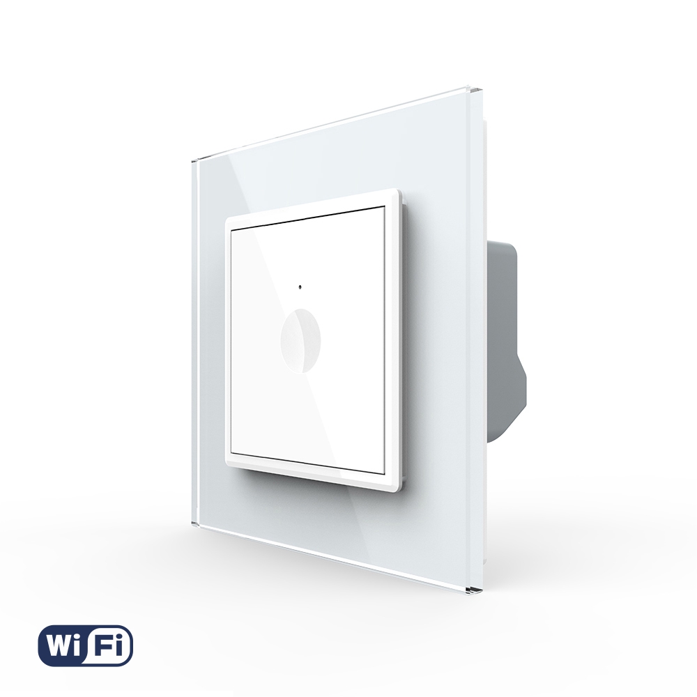 Intrerupator Simplu Wi-Fi Touch LIVOLO cu Rama Sticla