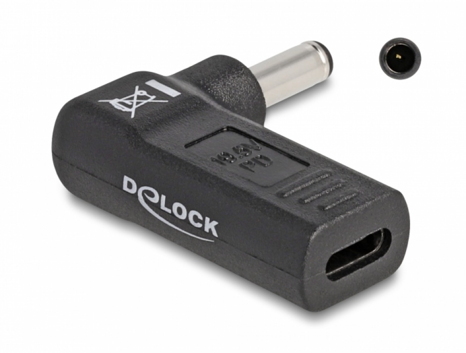 Adaptor USB-C la Dell 19.5V, Delock