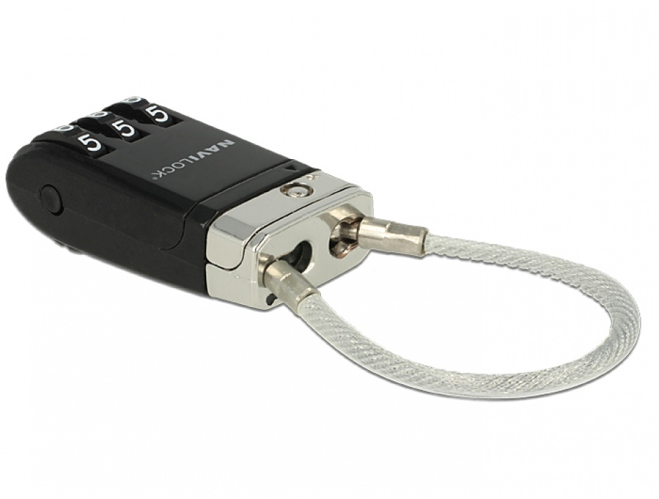 Navilock 20647 Cablu Blocare Port USB cu Cifru