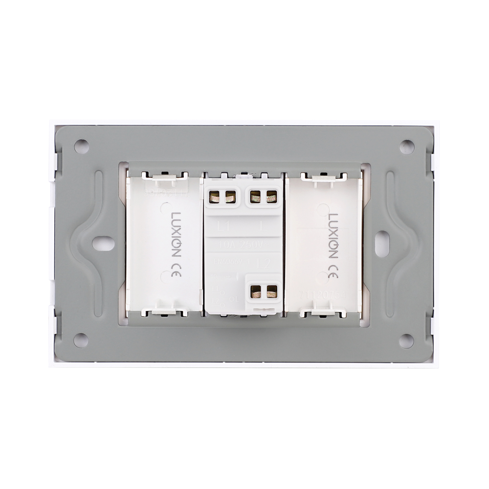 Intrerupator Jaluzele Mecanic LUXION cu Rama Sticla 3M, IP44 - imagine 4