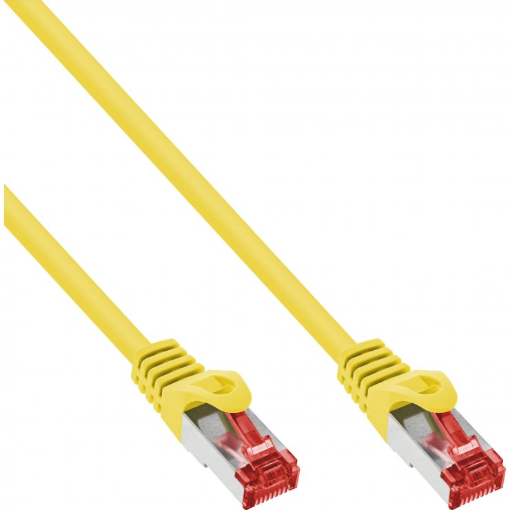 Cablu RJ45 S/FTP Cat.6 20m Galben Inline