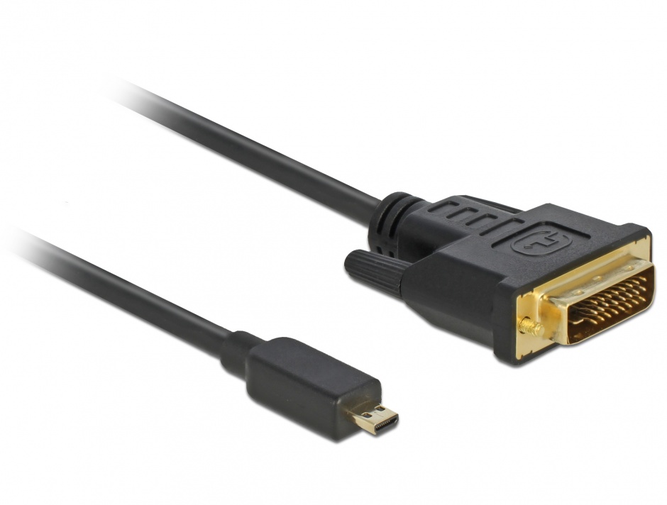 Cablu Micro-D HDMI la DVI 2m Delock