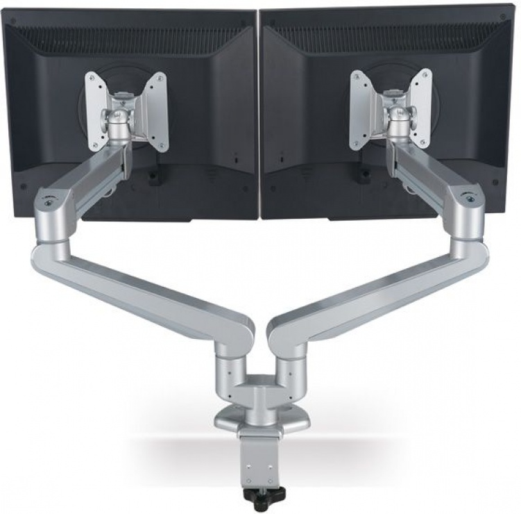 Suport Roline 2x LCD cu Gas Spring pe Masă