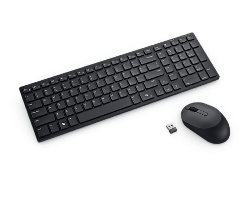 Tastatură și Mouse Wireless Dell Pro KM555 - Silent, Compact - imagine 2