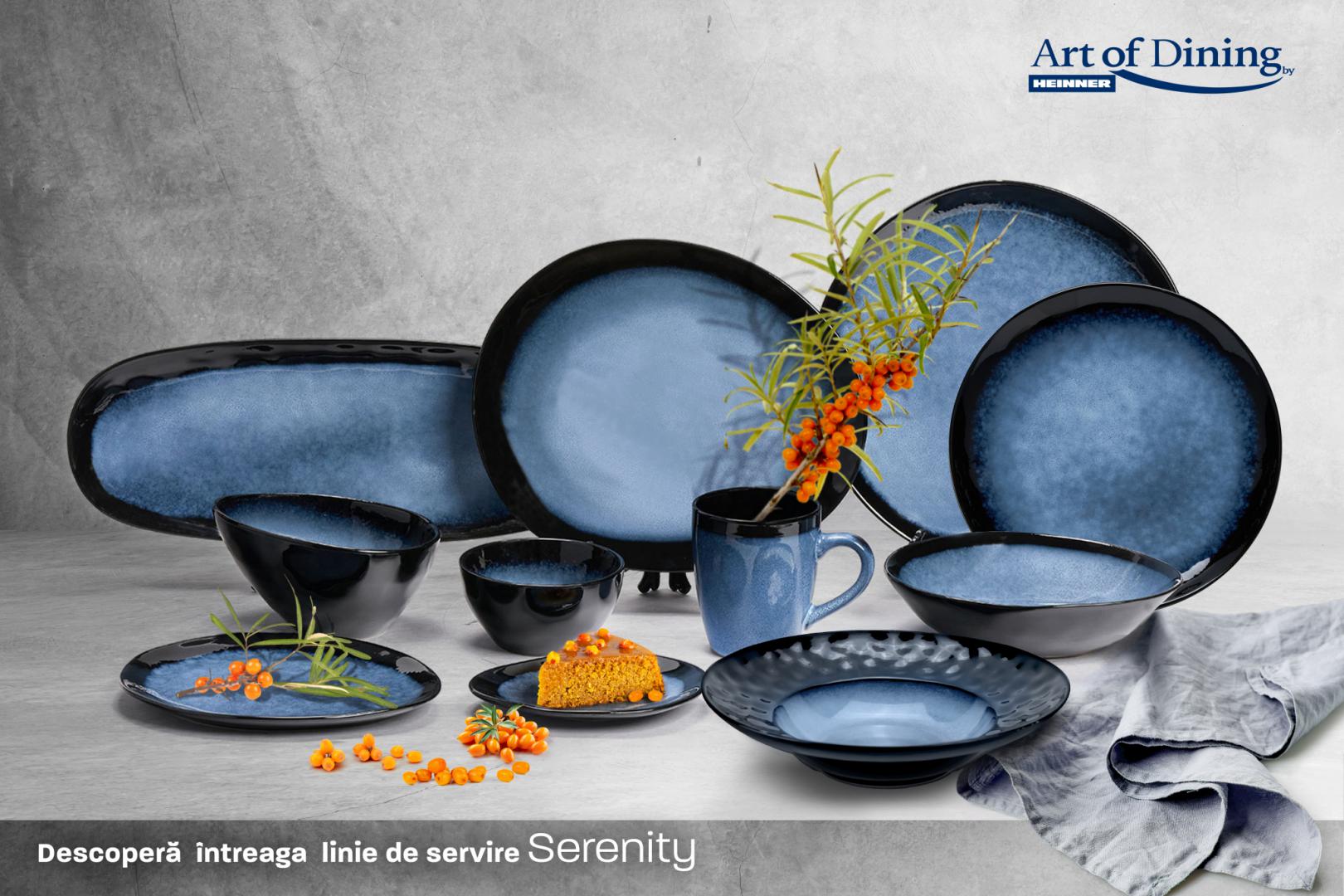 Bol Oval Ceramica Heinner Serenity 20 cm - Design Elegant - imagine 5