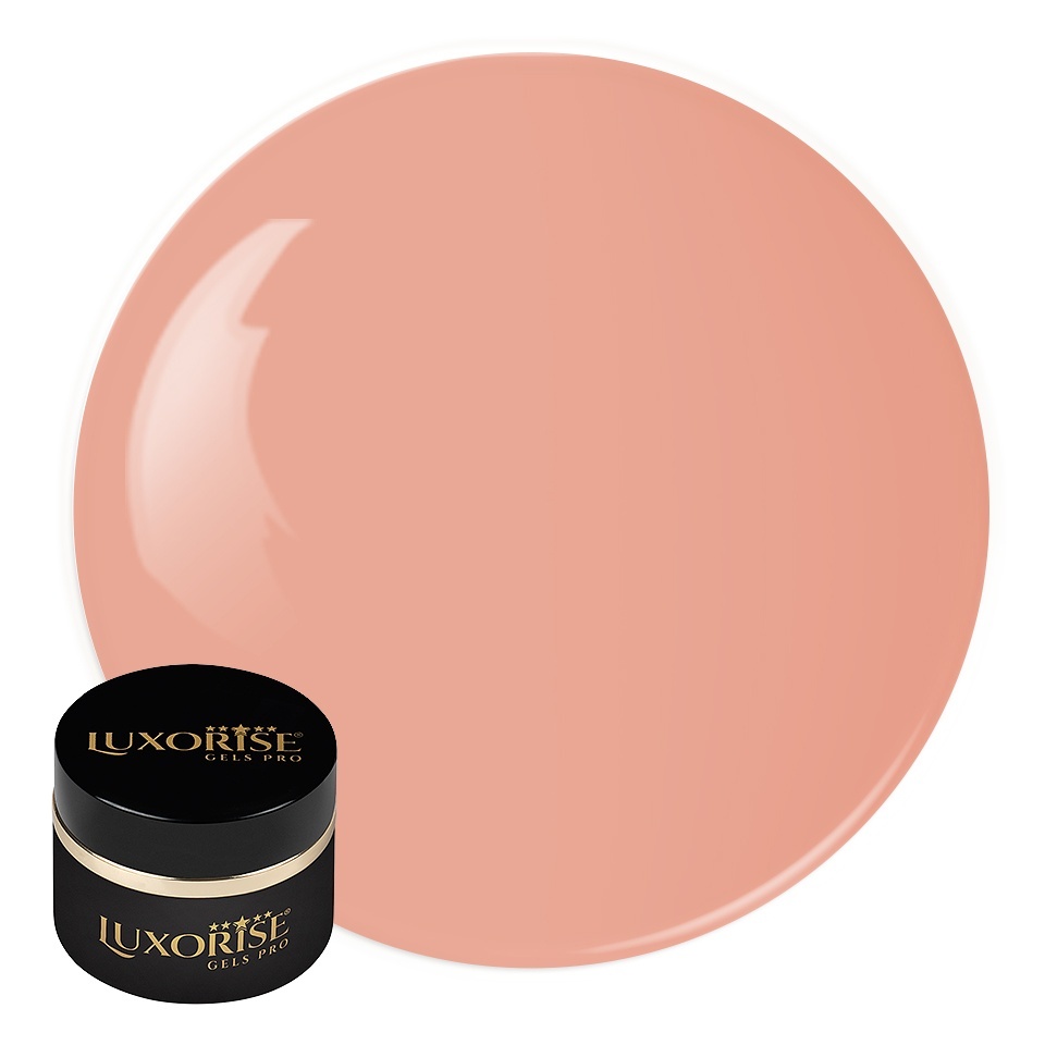 Gel UV Constructie RevoFlex Cover Peach 30ml Luxorise - imagine 1