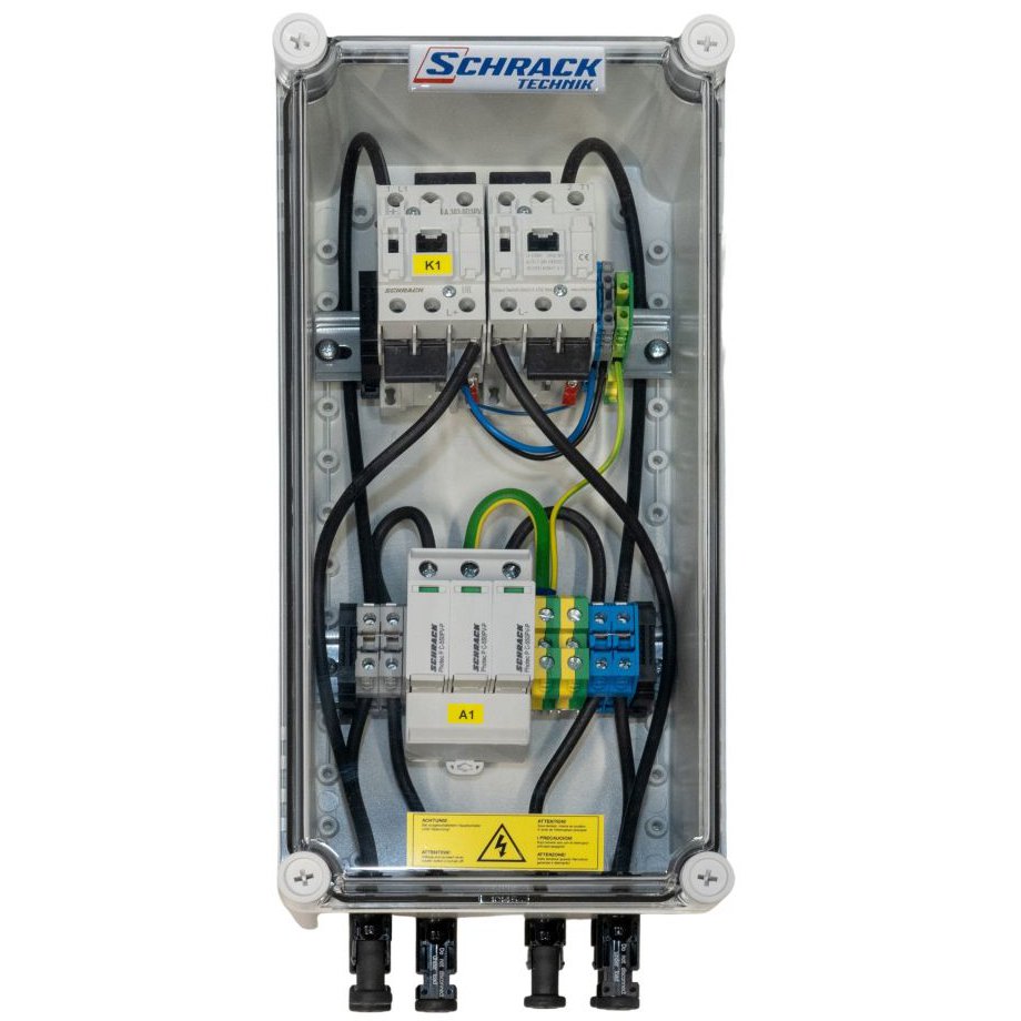 Cofret PV Schrack, Descărcător 1000Vdc