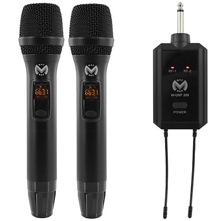 Set 2 Microfoane UHF Wireless Mac Mah, 200m