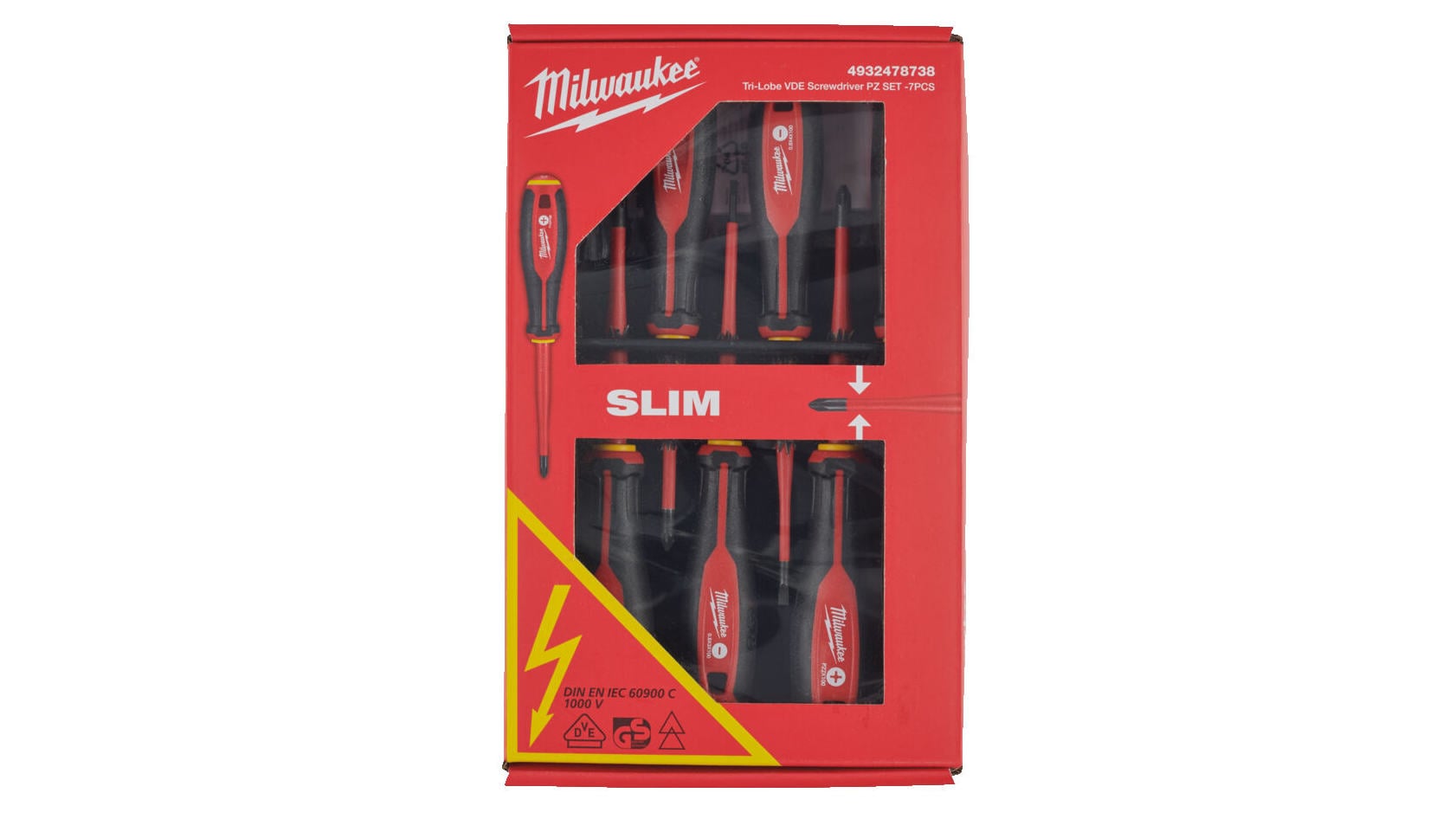 Set 7 Surubelnite Milwaukee VDE Professional