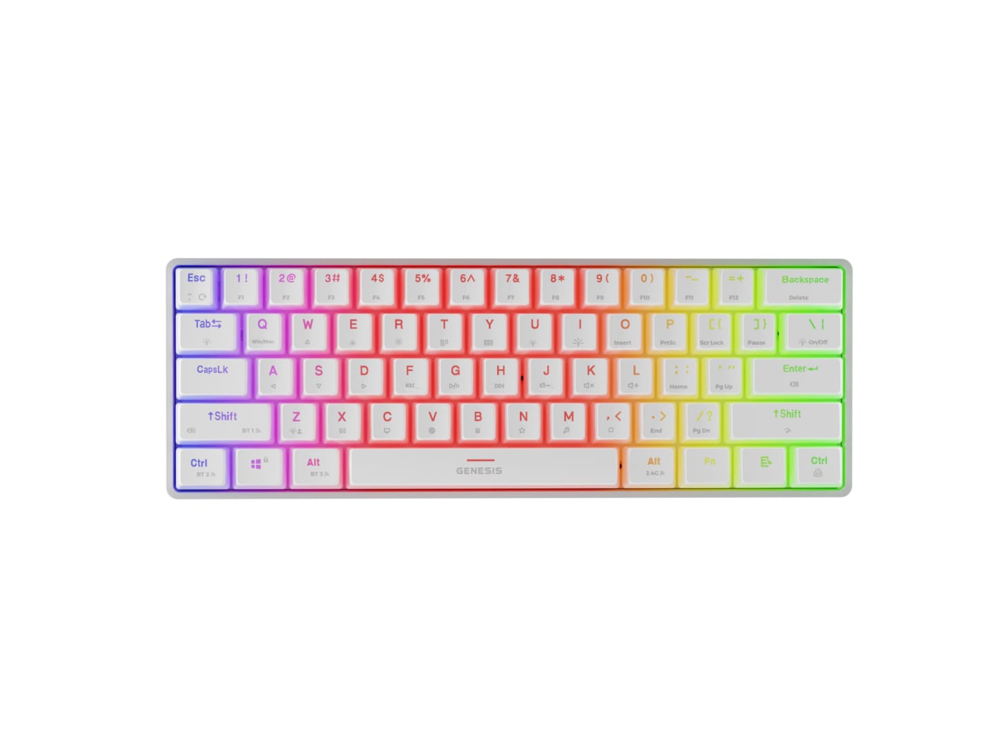 Tastatura Gaming Mecanica Wireless Genesis Thor 660 G2 RGB - imagine 2