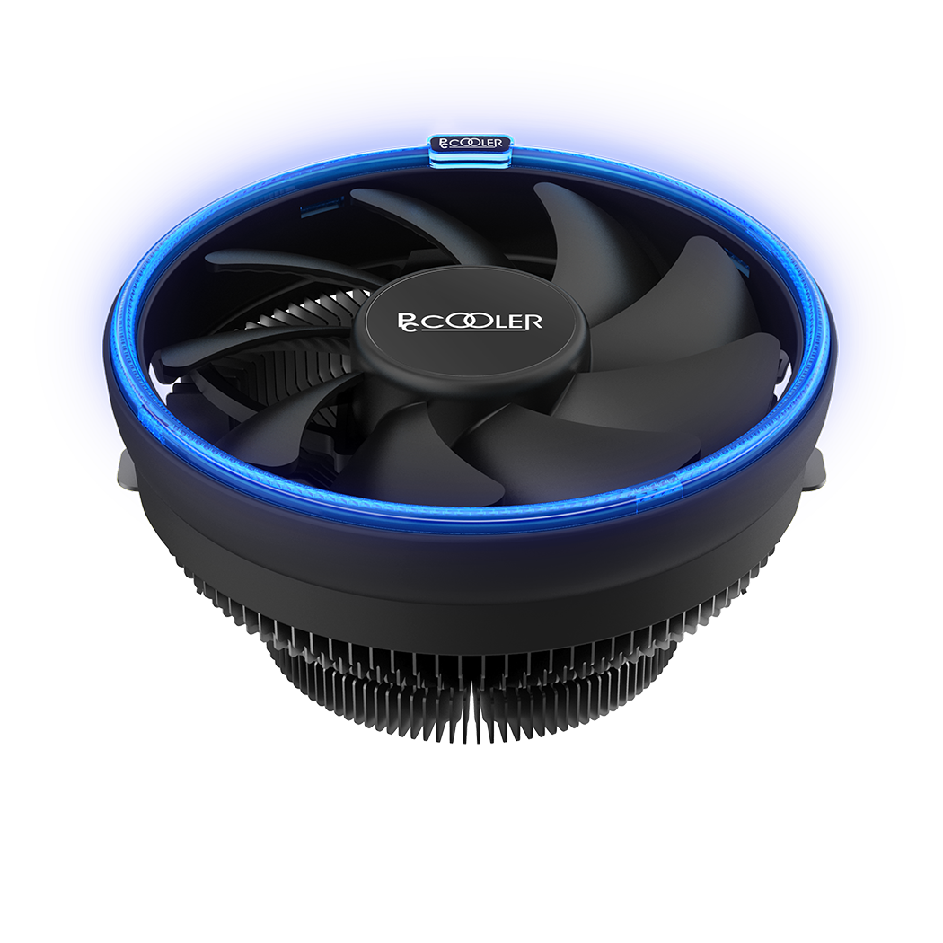 Cooler Procesor PCCOOLER E126M B Universal 120mm LED Albastru - imagine 3