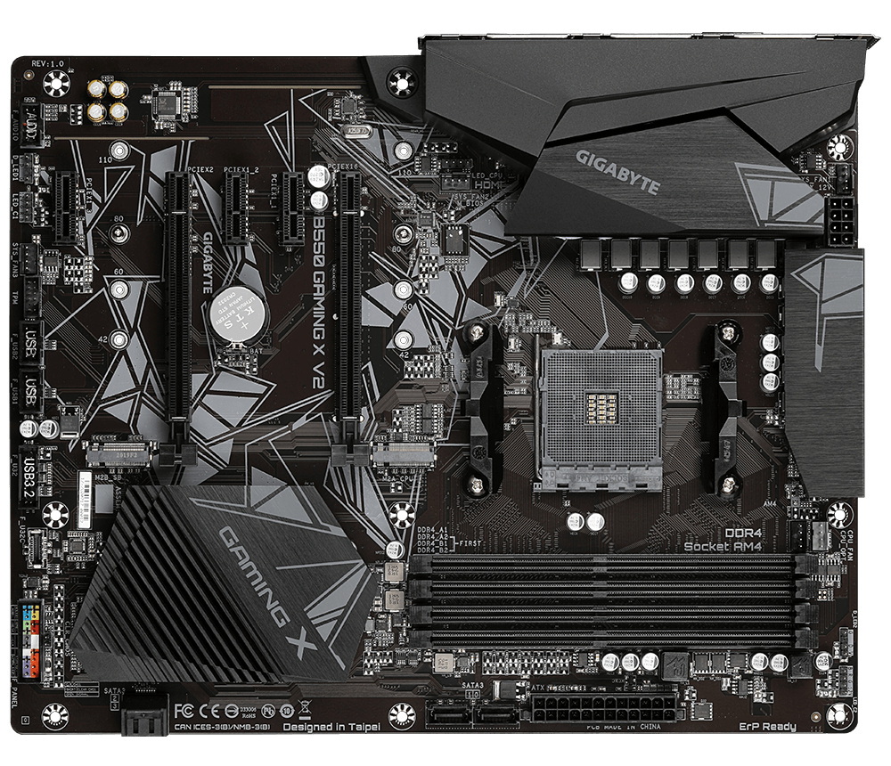 Placă Bază GIGABYTE B550 GAMING X V2 AM4 PCIe 4.0