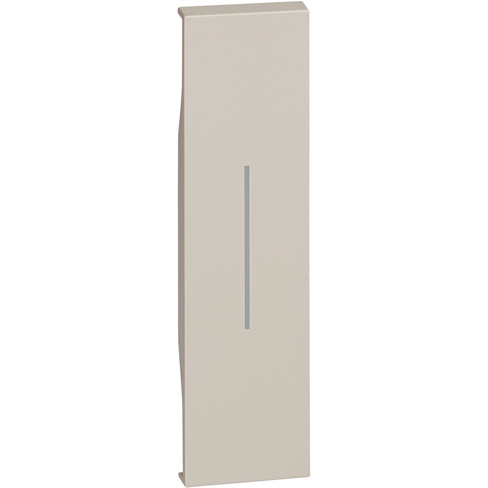 Tastă iluminabilă Bticino Living Now, 1 modul, nisip