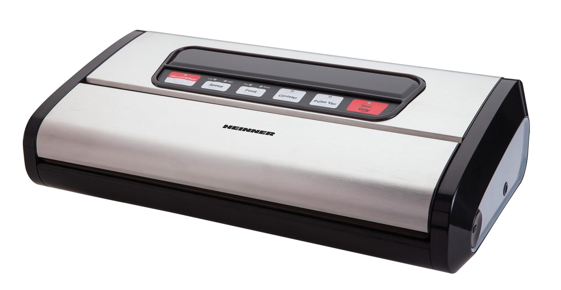 Aparat de Vidat Heinner HAV-165BKSS, 165W, Inox, Pompa Dubla - imagine 2