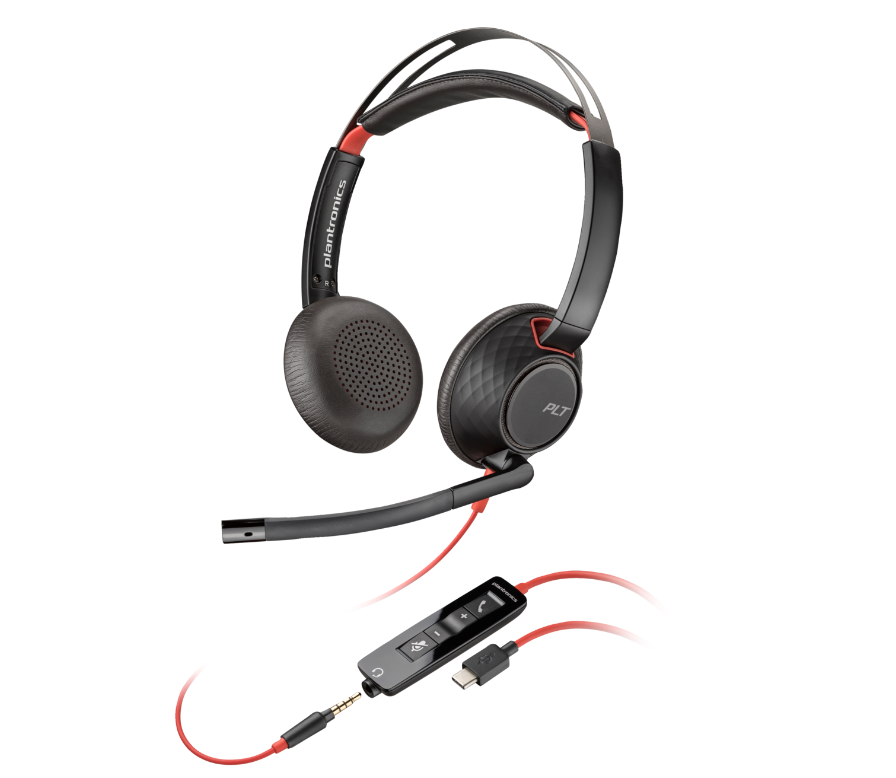 Căști Audio Poly Blackwire 5220 Stereo USB-C Profesionale