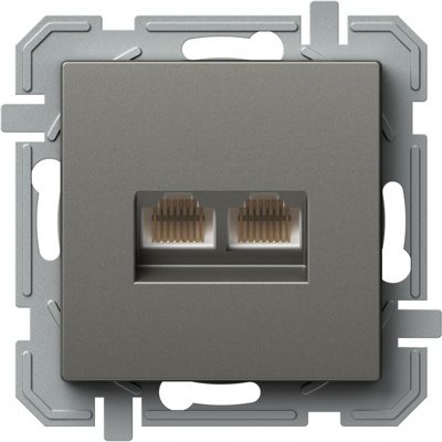 Priza Date Dubla RJ45 CAT6 Titan, TEM